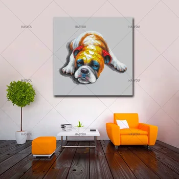 Professional Artist high quality 100% Handmade Modern Picture animal Oil Painting On Canvas Funny dog Oil Picture For Wall Decor
Professional Artist high quality 100% Handmade Modern Picture animal Oil Painting On Canvas Funny dog Oil Picture For Wall Decor