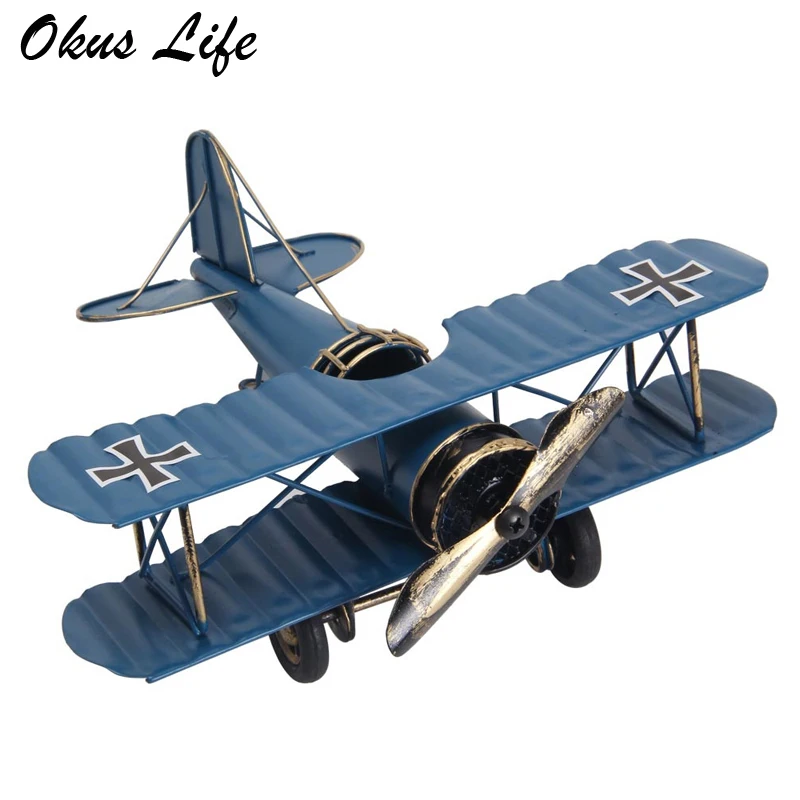 Creative Home Decor Handicrafts Ornaments Miniature Models Retro Biplane Metal Aircraft Models Airplane Model Toys For Children
Creative Home Decor Handicrafts Ornaments Miniature Models Retro Biplane Metal Aircraft Models Airplane Model Toys For Children