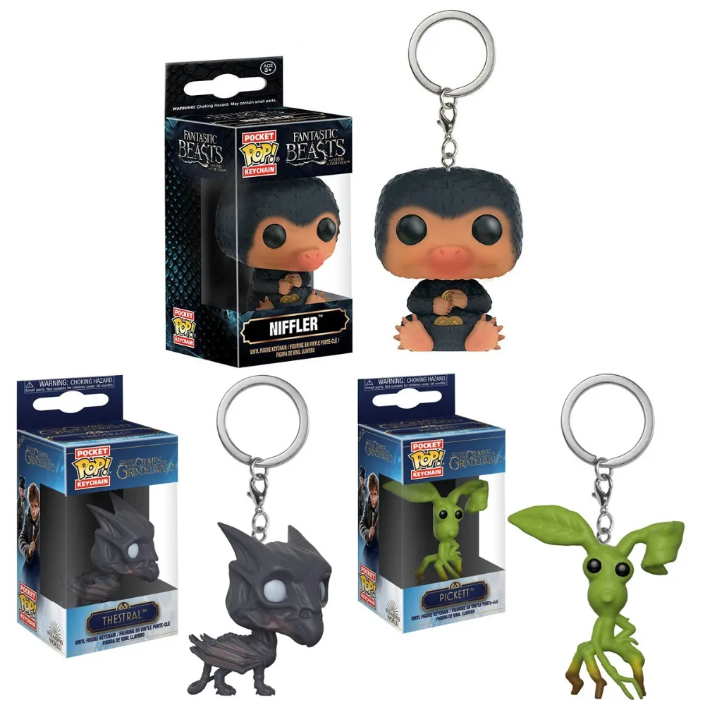 POP Pocket Pop Keychain Nifflerr Pickett Thestral Fantastic Beasts Collection action Figure Gifts Key Ring
POP Pocket Pop Keychain Nifflerr Pickett Thestral Fantastic Beasts Collection action Figure Gifts Key Ring