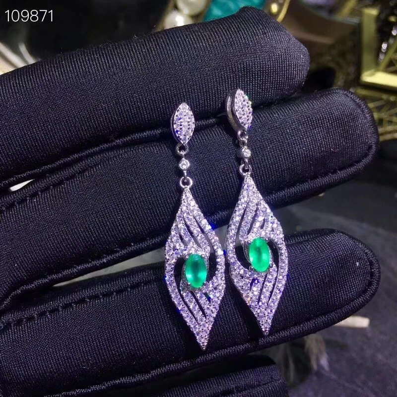 fashion Lovely Fan S925 silver natural green emerald gem drop earrings natural gemstone earrings women girl party gift jewelry
fashion Lovely Fan S925 silver natural green emerald gem drop earrings natural gemstone earrings women girl party gift jewelry
