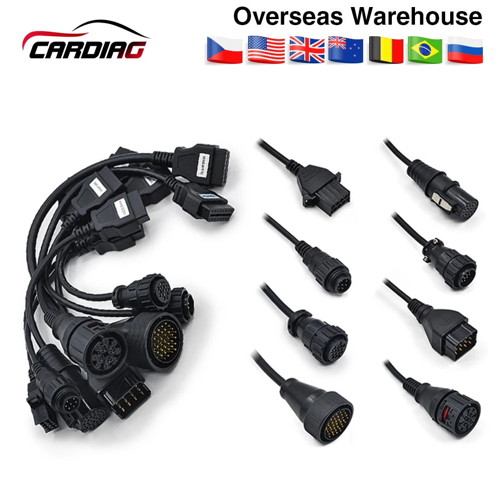 Full set 8 truck Cables for CDP TCS PRO obd2 Cable for Multidiag pro MVD Auto OBD2 Diagnotic tool code reader Free Ship
Full set 8 truck Cables for CDP TCS PRO obd2 Cable for Multidiag pro MVD Auto OBD2 Diagnotic tool code reader Free Ship