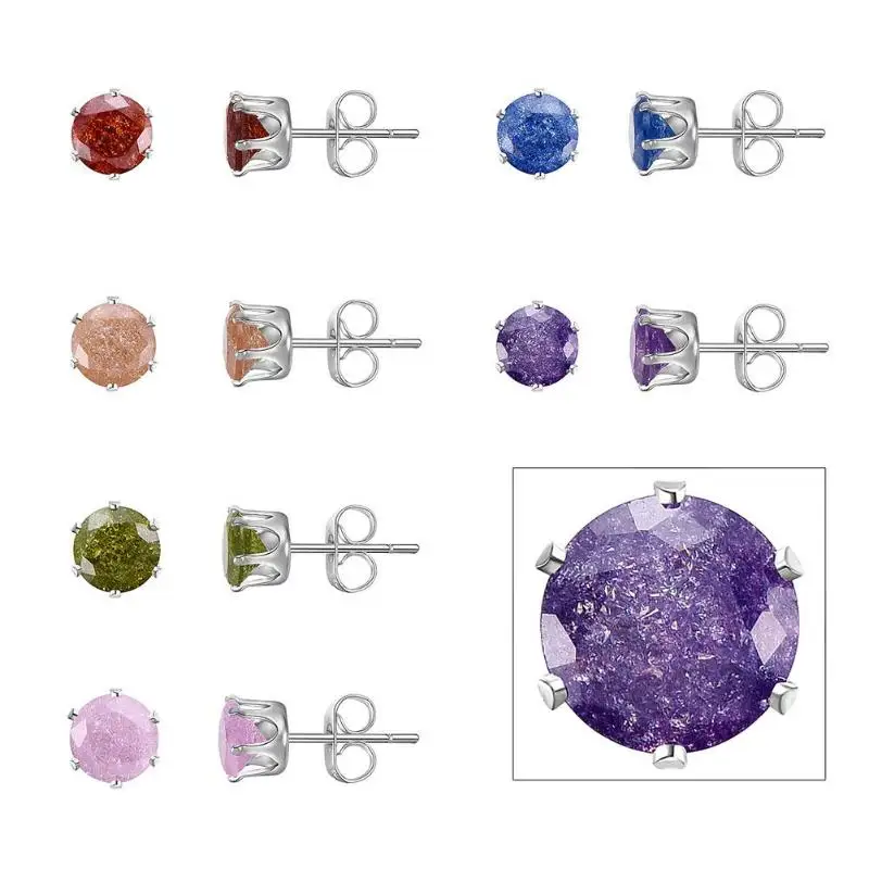 6Pairs/Set New Colorful Rhinestone Stud Earrings Set Women Fashion Earings Ear Studs Rhinestone Jewelry many Color
6Pairs/Set New Colorful Rhinestone Stud Earrings Set Women Fashion Earings Ear Studs Rhinestone Jewelry many Color