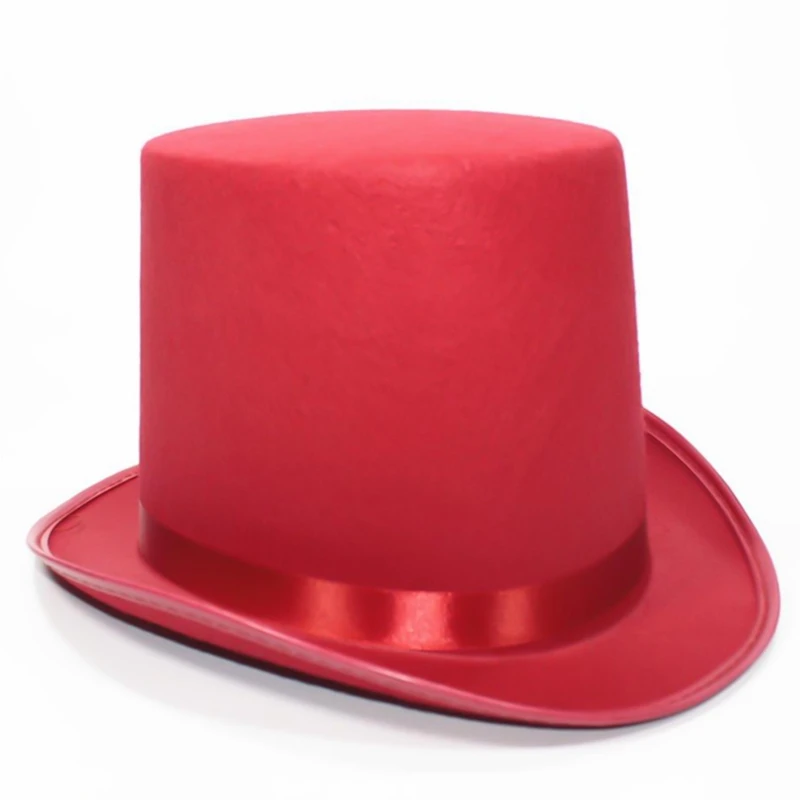 2 Color Steampunk Hat Wool Fedoras Top Hat Victorian Male Millinery Traditional Magic Magician Caps
2 Color Steampunk Hat Wool Fedoras Top Hat Victorian Male Millinery Traditional Magic Magician Caps