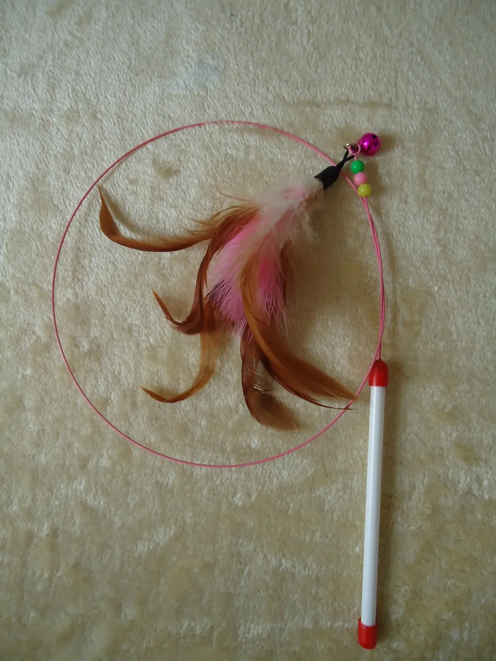 Free shipping Wire feathers cat Teaser Toy Rod cat bell toys scratching toys fishing pole 30pcs/lot
Free shipping Wire feathers cat Teaser Toy Rod cat bell toys scratching toys fishing pole 30pcs/lot