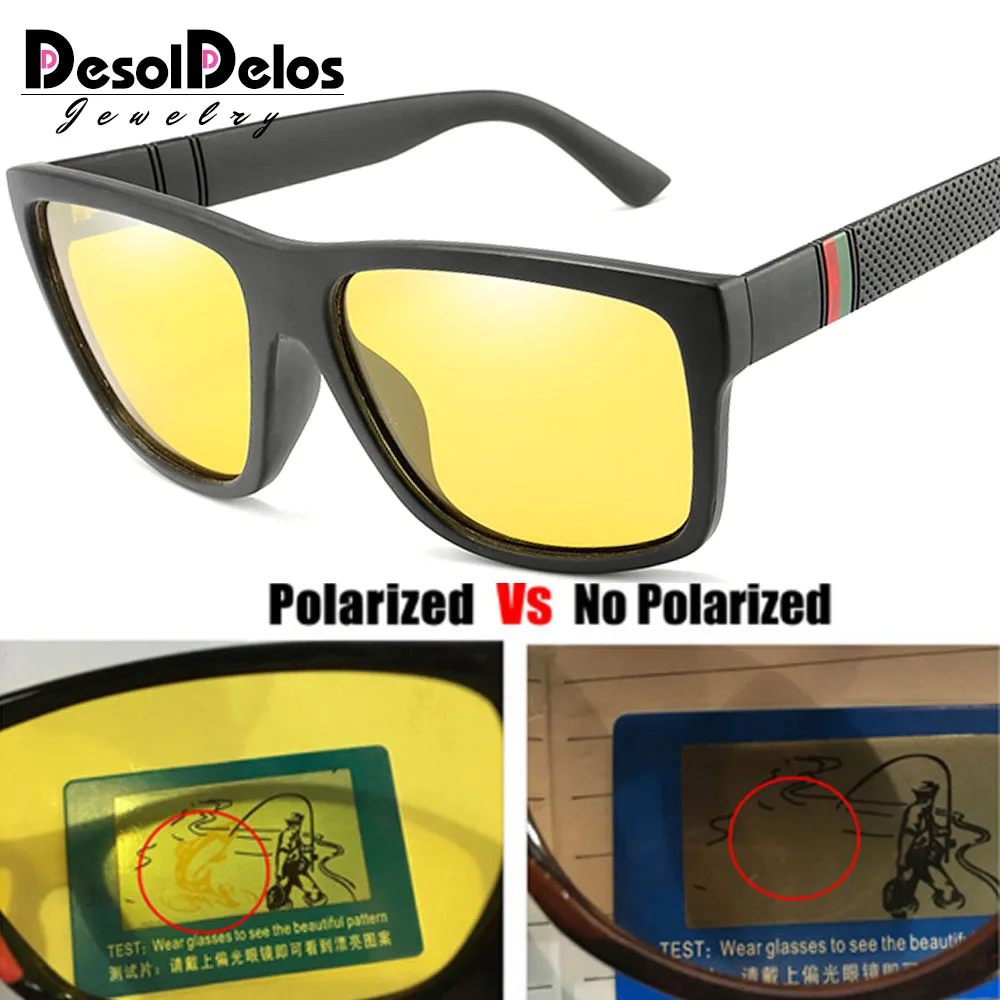 2020 New Square Polarized Sunglasses Men Women Brand Designer Driving Goggles Mirror Lens UV400 Sun Glasses Gafas |