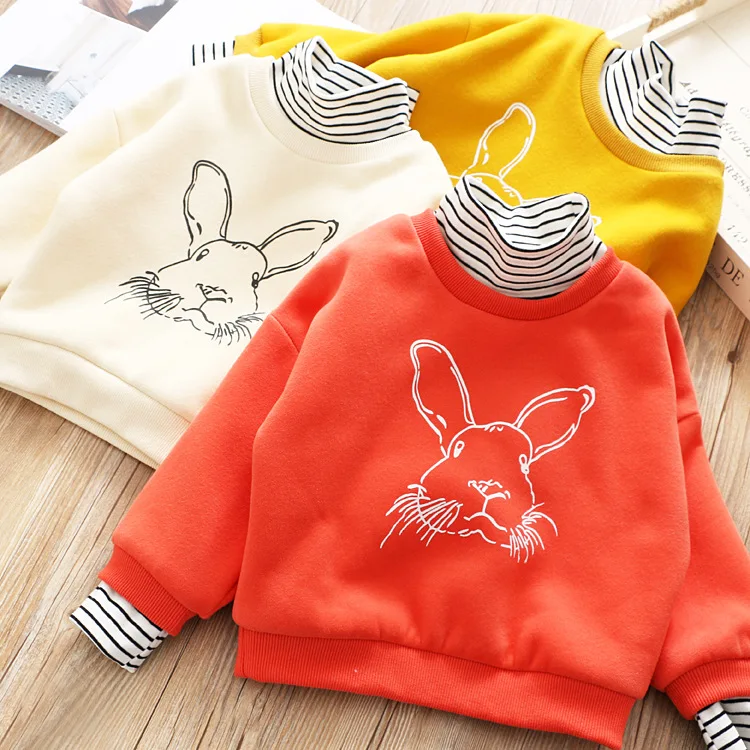 2018 baby girl winter velvet sweater fake 2pcs warm sweaters girls kids rabbit coats tops clothes
2018 baby girl winter velvet sweater fake 2pcs warm sweaters girls kids rabbit coats tops clothes
