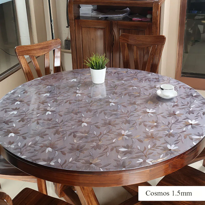 1.5mm Round PVC Tablecloth Table Cover Protector Desk Pad Soft Glass Dining Tablecloth Transparent Top Table Cloth Plastic Mat
1.5mm Round PVC Tablecloth Table Cover Protector Desk Pad Soft Glass Dining Tablecloth Transparent Top Table Cloth Plastic Mat