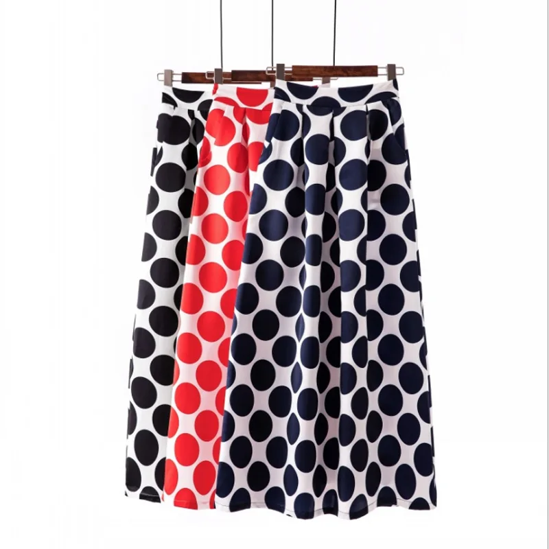 Long Pleated Maxi Skirt Summer 2019 Jupe Longue Femme Vintage High Waisted Polka Dot Skirts Womens Big Swing Plus size 3XL
Long Pleated Maxi Skirt Summer 2019 Jupe Longue Femme Vintage High Waisted Polka Dot Skirts Womens Big Swing Plus size 3XL