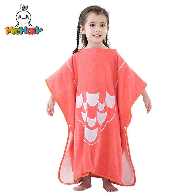 MICHLEY Children Unisex Hooded Beach Cloak Flannel Cartoon Animal Boy Girl Bath Poncho Towel Kids Swimming Leisure Bath Towel
MICHLEY Children Unisex Hooded Beach Cloak Flannel Cartoon Animal Boy Girl Bath Poncho Towel Kids Swimming Leisure Bath Towel