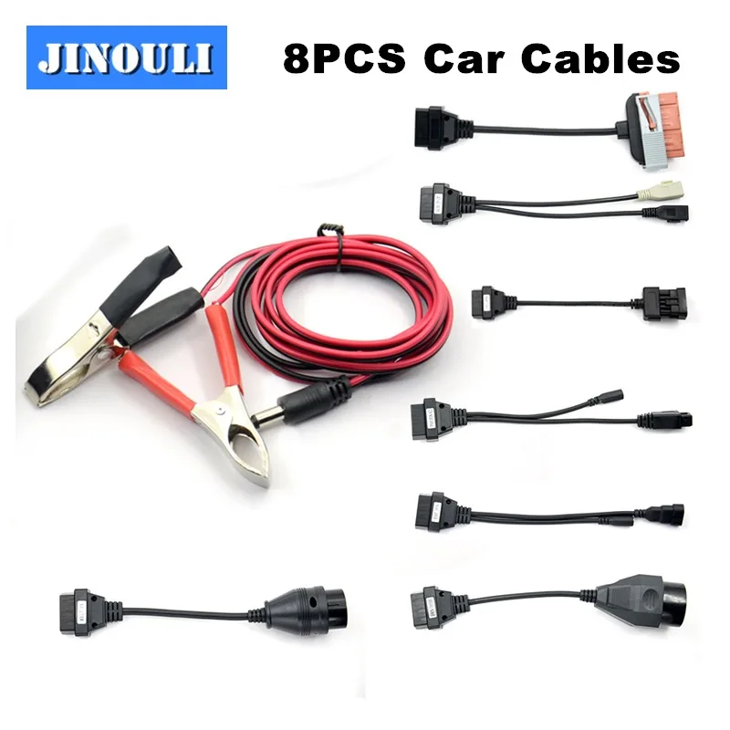 Car Cables tcs cables OBD OBD2 full set 8 car cables diagnostic Tool for tcs Pro car diagnostic extend cable
Car Cables tcs cables OBD OBD2 full set 8 car cables diagnostic Tool for tcs Pro car diagnostic extend cable
