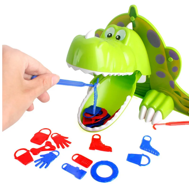 Large Hungry Hunger Dino Jokes Mouth Dentist Bite Finger Game Joke Dinosaur Toy Antistress Gift Kids Child Family Prank Gag Hot
Large Hungry Hunger Dino Jokes Mouth Dentist Bite Finger Game Joke Dinosaur Toy Antistress Gift Kids Child Family Prank Gag Hot