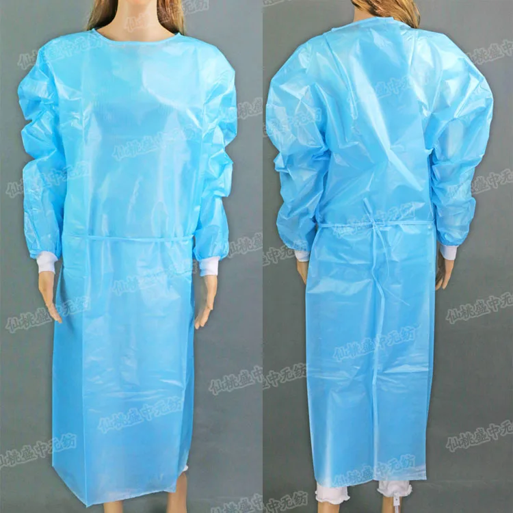 1pcs blue L size Disposable surgical gown non woven thickening film coated protective clothing waterproof and anti pollution
1pcs blue L size Disposable surgical gown non woven thickening film coated protective clothing waterproof and anti pollution