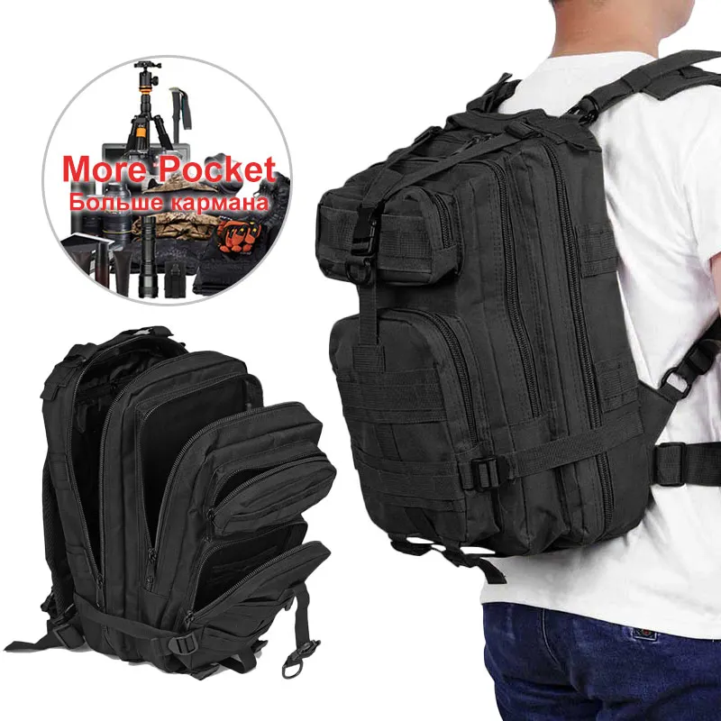 Military Tactical Men Backpack Camouflage Outdoor Sport Hiking Camping Hunting Bags Women Travelling Trekking 3P Rucksacks Bag
Military Tactical Men Backpack Camouflage Outdoor Sport Hiking Camping Hunting Bags Women Travelling Trekking 3P Rucksacks Bag