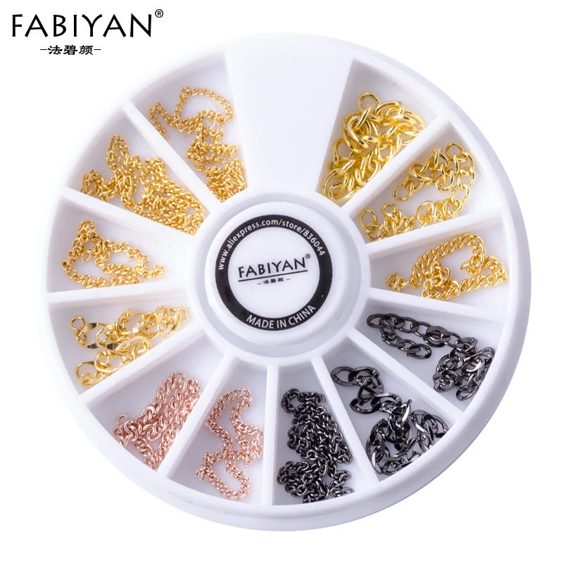 Nail Art Wheel Chain Hollow Metal Decoration Jewelry Accessories Strip Line DIY Design Punk 3D Tips UV Gel Polish Tools Manicure
Nail Art Wheel Chain Hollow Metal Decoration Jewelry Accessories Strip Line DIY Design Punk 3D Tips UV Gel Polish Tools Manicure