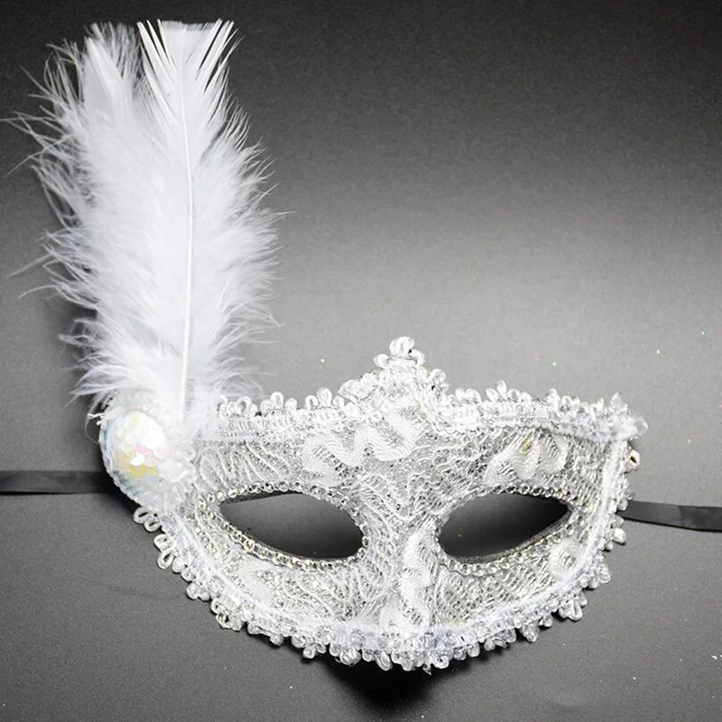 1pc Women Sexy Venetian Lace Feather Flower Eye Masks Halloween Masquerade Mask Girls Half Face Party Dance Mask 
1pc Women Sexy Venetian Lace Feather Flower Eye Masks Halloween Masquerade Mask Girls Half Face Party Dance Mask