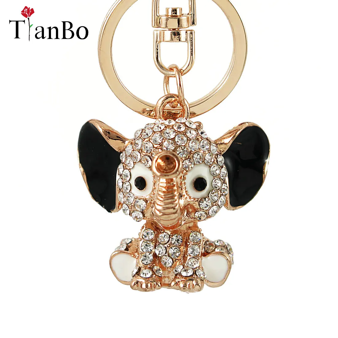 Fashion KeyRing Buckle Keychain Charm Rhinestone Crystal Elephant Keychain Animal Pattern Purse Bag Car Clasp Pendants jewelry
Fashion KeyRing Buckle Keychain Charm Rhinestone Crystal Elephant Keychain Animal Pattern Purse Bag Car Clasp Pendants jewelry