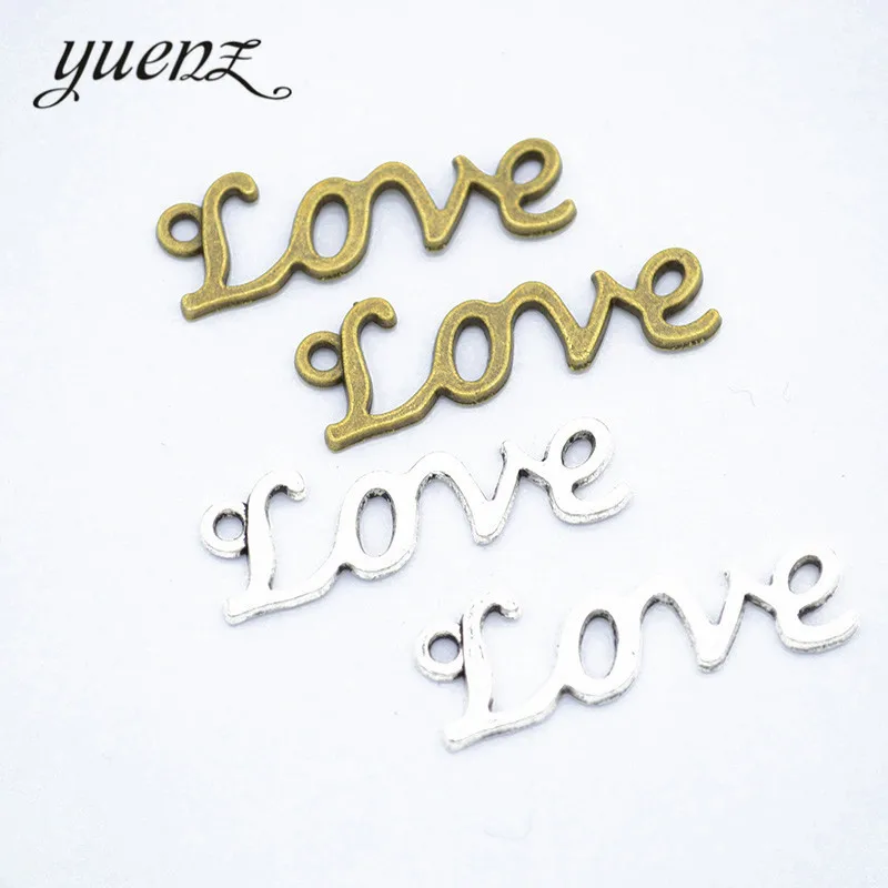 YuenZ 20 pcs Alphabet Love Charms Jewelry Making Metal Charm Pendant bracelet necklace Jewelry Findings 30*10mm S113
YuenZ 20 pcs Alphabet Love Charms Jewelry Making Metal Charm Pendant bracelet necklace Jewelry Findings 30*10mm S113