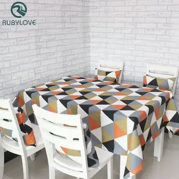 Fashion European Colorful geometry Pattern Printing Cotton TableCloth Rectangle Table Cover Tea Table Cloth Washable Home Decor
Fashion European Colorful geometry Pattern Printing Cotton TableCloth Rectangle Table Cover Tea Table Cloth Washable Home Decor