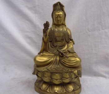 song voge gem S2326 10" Chinese Pure Brass Joss Lotus Kwan-Yin GuanYin Bodhisattva Buddha Pot Statue
song voge gem S2326 10" Chinese Pure Brass Joss Lotus Kwan-Yin GuanYin Bodhisattva Buddha Pot Statue