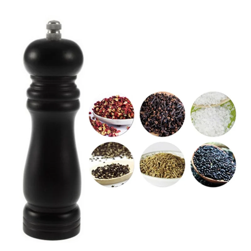 Salt And Pepper Grinder Hand Movement Oak Wood Pepper Mill With Ceramic Grinding Cord Kitchen cooking tools 2017 New Hot Sales
Salt And Pepper Grinder Hand Movement Oak Wood Pepper Mill With Ceramic Grinding Cord Kitchen cooking tools 2017 New Hot Sales