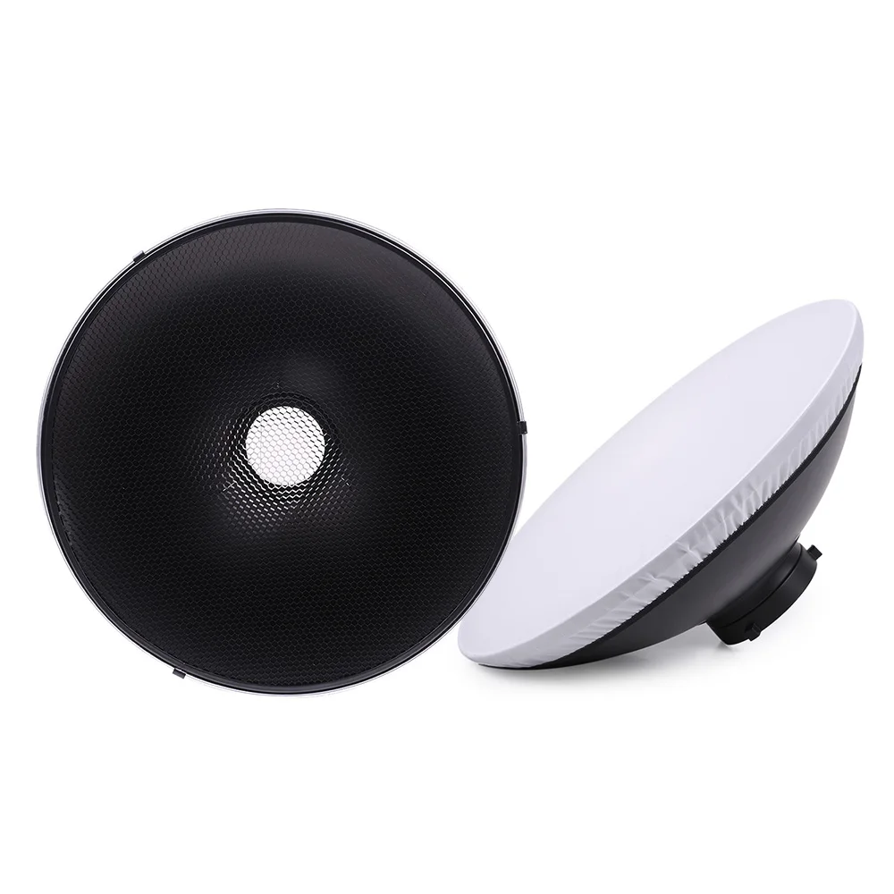 Studio Photography 70cm/27.6 Inch Speedlite Strobe Lighting Diffuser Beauty Dish Lampshade Bowens Mount with Reflector Honeycomb
Studio Photography 70cm/27.6 Inch Speedlite Strobe Lighting Diffuser Beauty Dish Lampshade Bowens Mount with Reflector Honeycomb
