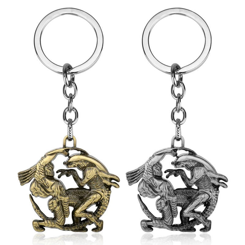 New Arrival Game Aliens Predator AVP Keychain Horror Films Alien Queen Figure Alloy Gold Silver Color Keychain Rings for Men-30
New Arrival Game Aliens Predator AVP Keychain Horror Films Alien Queen Figure Alloy Gold Silver Color Keychain Rings for Men-30