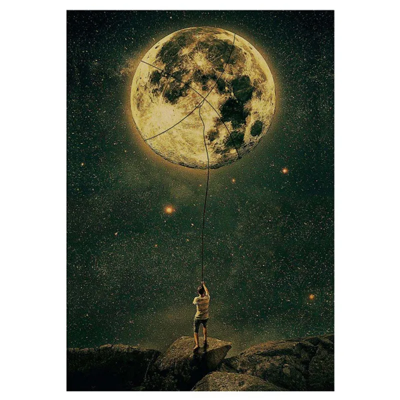 Catch The Dream Retro Literary Creative Moon Kraft Paper Poster Wallpaper Indoor Bar Cafe Decorative Painting
Catch The Dream Retro Literary Creative Moon Kraft Paper Poster Wallpaper Indoor Bar Cafe Decorative Painting