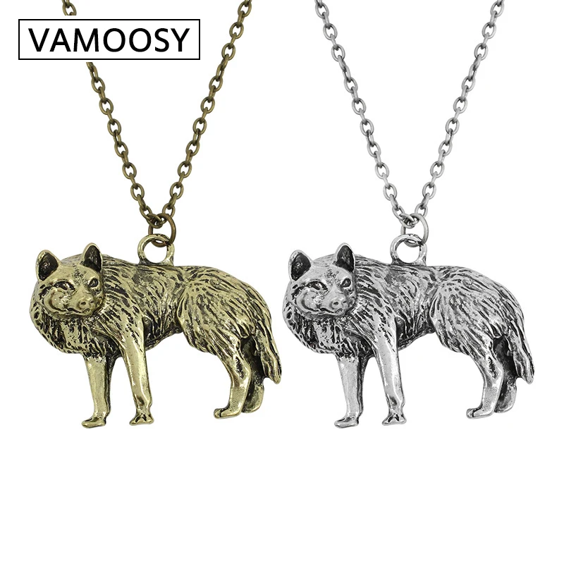 VAMOOSY Antique gold and silver Norse Vikings Pendant Necklace Norse Wolf Head Necklace Original Animal Jewelry Wolf jewelry
VAMOOSY Antique gold and silver Norse Vikings Pendant Necklace Norse Wolf Head Necklace Original Animal Jewelry Wolf jewelry