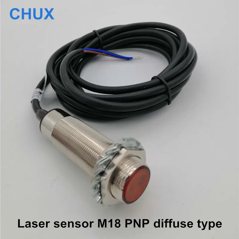 Laser Sensor Photoelectric Switch visible diffuse type Red infrared sensor PNP NO Adjustable 2-50cm Distance switch
Laser Sensor Photoelectric Switch visible diffuse type Red infrared sensor PNP NO Adjustable 2-50cm Distance switch