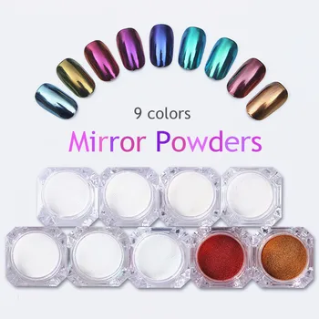 9 Boxes/set Mirror Nail Powder 1g Gold Blue Purple Shimmer Glitter Chrome Pigment Nail Art Powder DIY Design
9 Boxes/set Mirror Nail Powder 1g Gold Blue Purple Shimmer Glitter Chrome Pigment Nail Art Powder DIY Design