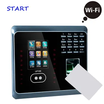 ZK UF100 Plus Biometric Face And Fingerprint Time Attendance 13.56Mhz Reader WIFI Face Time Clock Employee Time Attendanc 
ZK UF100 Plus Biometric Face And Fingerprint Time Attendance 13.56Mhz Reader WIFI Face Time Clock Employee Time Attendanc