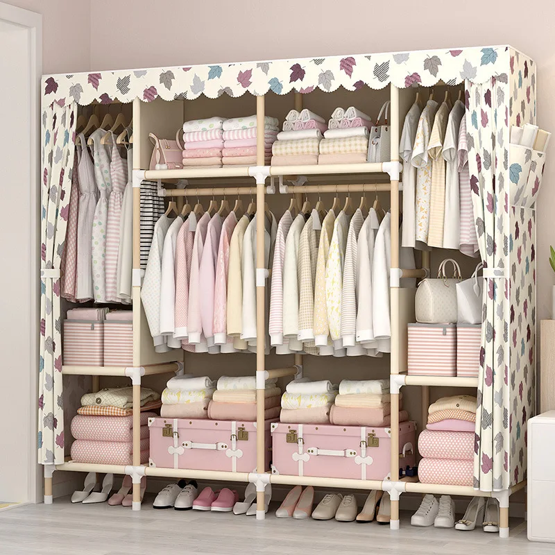 Modern Wooden Wardrobe chambre a coucher Storage Cabinet Home Bedroom Furniture armario de tela plegable Wardrobe Cabinet
Modern Wooden Wardrobe chambre a coucher Storage Cabinet Home Bedroom Furniture armario de tela plegable Wardrobe Cabinet