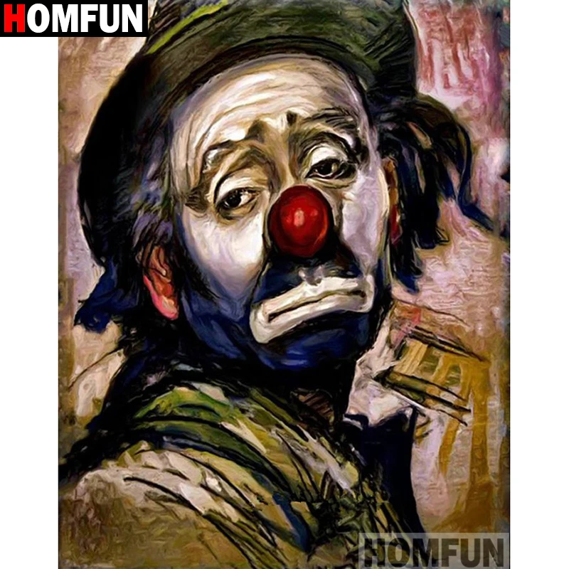 HOMFUN Full Diamond Embroidery "Character clown" Diamond Painting Cross Stitch Patterns Rhinestone Unfinished Home Decor A13891
HOMFUN Full Diamond Embroidery "Character clown" Diamond Painting Cross Stitch Patterns Rhinestone Unfinished Home Decor A13891