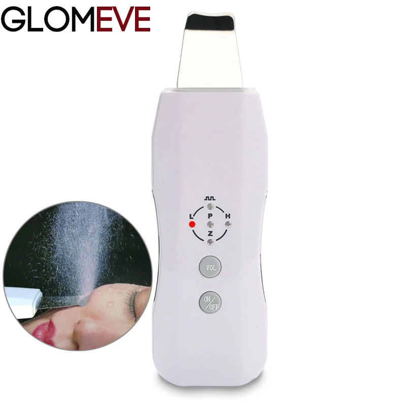 Ultrasonic Scrubber Pore Cleaning Peeling Acne Removal Skin