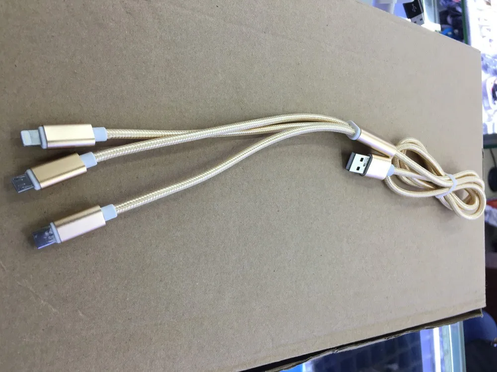3 in 1 USB font b Cable b font font b Type C b font font
