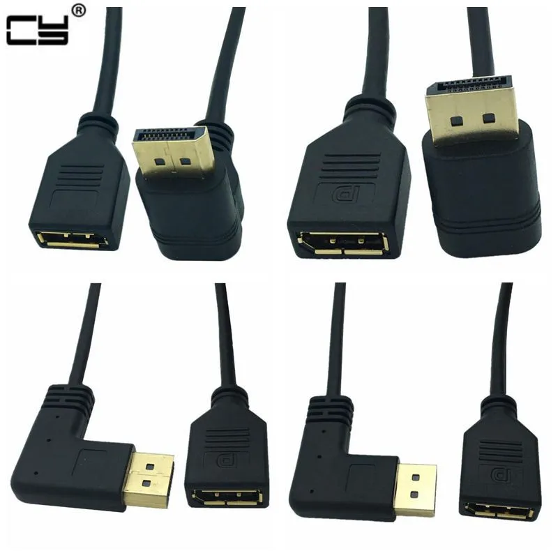 90 Degree cable Up Down Left Right Angled DisplayPort DP Display Port Male to Female Extension 30CM for CRT LCD Projectors
90 Degree cable Up Down Left Right Angled DisplayPort DP Display Port Male to Female Extension 30CM for CRT LCD Projectors
