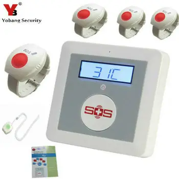 YobangSecurity Wireless GSM SMS Senior Telecare Home Security Alarm System SOS Button With Neck Wrist Emergency Panic Button
YobangSecurity Wireless GSM SMS Senior Telecare Home Security Alarm System SOS Button With Neck Wrist Emergency Panic Button