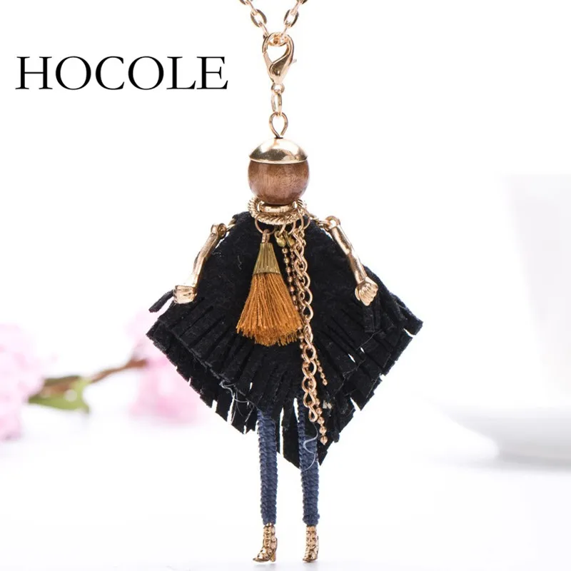 HOCOLE Hot sale Alloy Doll Necklace Womens Girls Black Cloth Dress Big Pendant Maxi Statement Necklaces Jewelry
HOCOLE Hot sale Alloy Doll Necklace Womens Girls Black Cloth Dress Big Pendant Maxi Statement Necklaces Jewelry