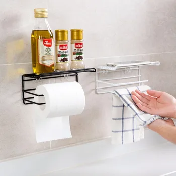 OTHERHOUSE Kitchen Organizer Cocina Storage Rack Shelf With Roll Paper Rag Towel Holder Kitchen Bathroom Supplies Wall Mounted
OTHERHOUSE Kitchen Organizer Cocina Storage Rack Shelf With Roll Paper Rag Towel Holder Kitchen Bathroom Supplies Wall Mounted