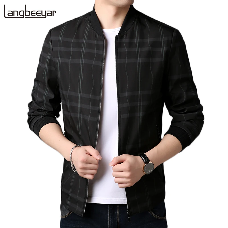 2019 New Fashion Brand Clothing Jacket Men Casual Mandarin Collar Plaid Autumn Mens Coat Outerwear Mens Jackets And Coats
2019 New Fashion Brand Clothing Jacket Men Casual Mandarin Collar Plaid Autumn Mens Coat Outerwear Mens Jackets And Coats