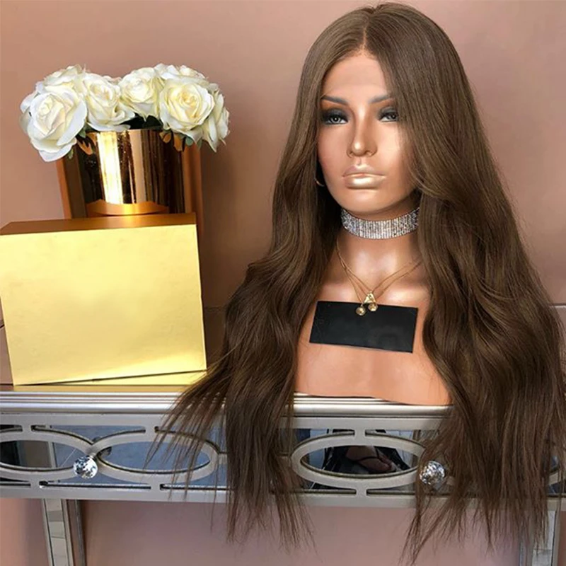 Brown Silky Straight Lace Front Human Hair Wigs Women Middle Part Glueless Lace Front Wigs Baby Hair Around #6 Color Eseewigs
Brown Silky Straight Lace Front Human Hair Wigs Women Middle Part Glueless Lace Front Wigs Baby Hair Around #6 Color Eseewigs