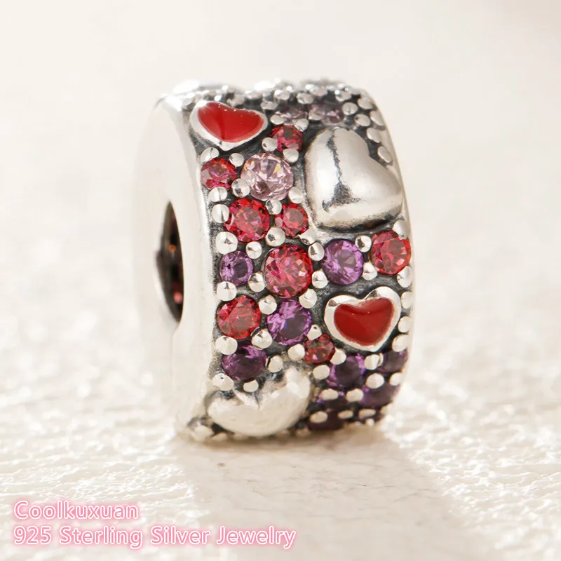 2019 Valentine's Day 925 Sterling Silver Asymmetric Hearts of Love Charm, Red & Pink CZ,clip beads Fit Pandora Charms Bracelet
2019 Valentine's Day 925 Sterling Silver Asymmetric Hearts of Love Charm, Red & Pink CZ,clip beads Fit Pandora Charms Bracelet