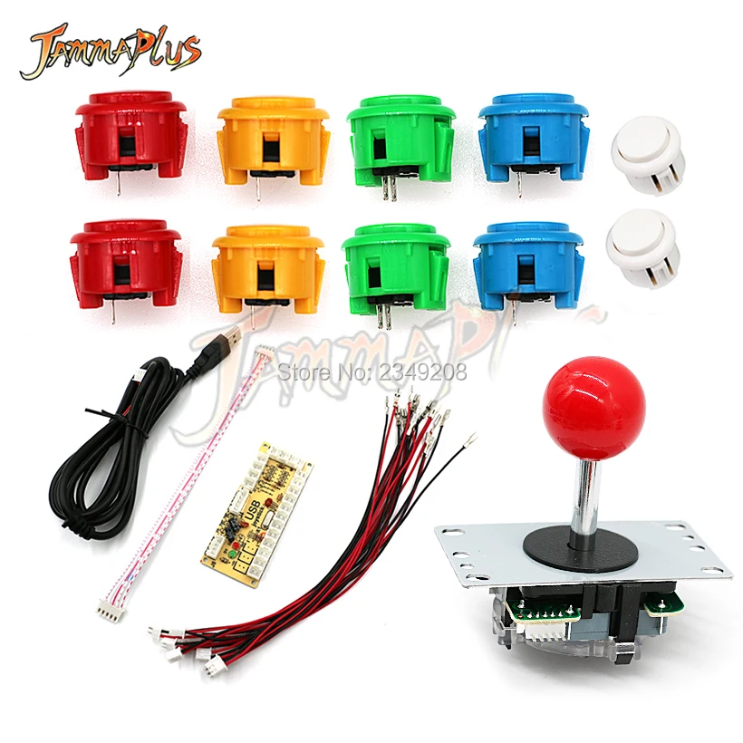 Аркадная игра с нулевой задержкой, набор запчастей для ПК и Raspberry Pi 1/2/3 с 5-контактным джойстиком, 30 мм, 24 мм, копия, кнопки Sanwa, Mame, детали
Аркадная игра с нулевой задержкой, набор запчастей для ПК и Raspberry Pi 1/2/3 с 5-контактным джойстиком, 30 мм, 24 мм, копия, кнопки Sanwa, Mame, детали