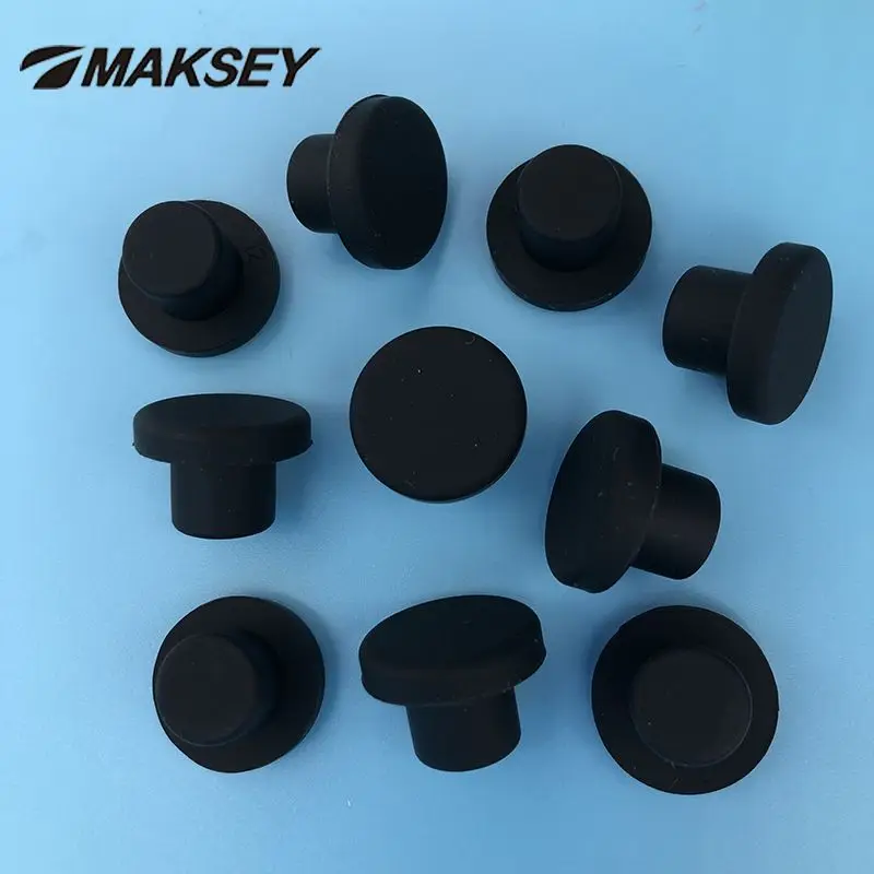 MAKSEY T type Silicone rubber Solid Plug Stopper Sealing Bung for hole 13.5mm 14mm 14.1mm 14.2mm Round end caps Screw Masking
MAKSEY T type Silicone rubber Solid Plug Stopper Sealing Bung for hole 13.5mm 14mm 14.1mm 14.2mm Round end caps Screw Masking