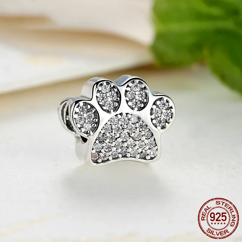 Hot Selling Real 925 Sterling Silver Paw Prints Charm Fit Original Pandora Bracelet & Necklace Bangle Authentic Jewelry Gift
Hot Selling Real 925 Sterling Silver Paw Prints Charm Fit Original Pandora Bracelet & Necklace Bangle Authentic Jewelry Gift