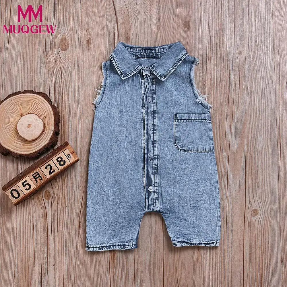 MUQGEW body for newborns Infant Baby Boys Sleeveless Jeans Romper Jumpsuit Children Clothes baby girl romper ropa de bebe
MUQGEW body for newborns Infant Baby Boys Sleeveless Jeans Romper Jumpsuit Children Clothes baby girl romper ropa de bebe