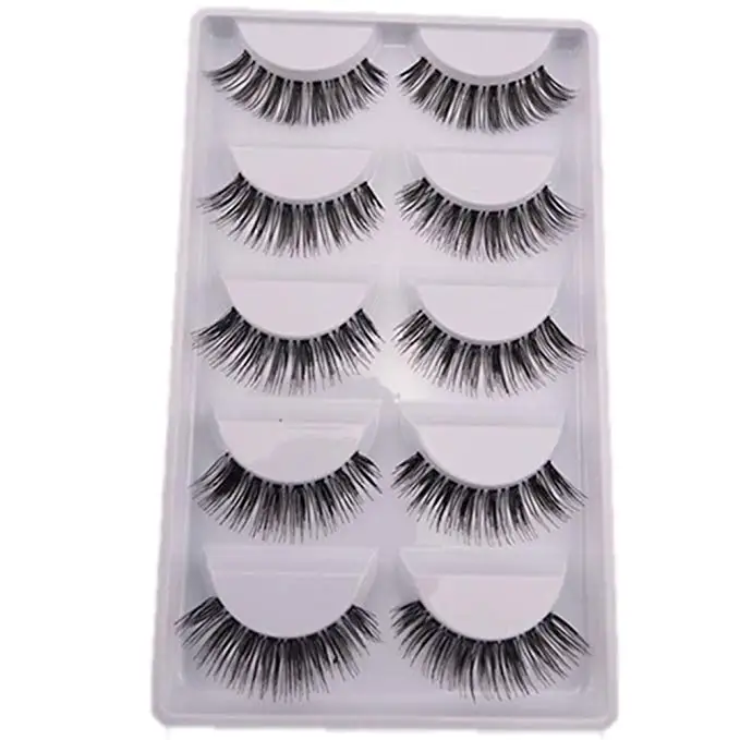 5Pairs/Set Natural Black Long Sparse Cross False Eyelashes Fake Eye Lashes Extensions Makeup Tools Thickening Fales Eyelashes
5Pairs/Set Natural Black Long Sparse Cross False Eyelashes Fake Eye Lashes Extensions Makeup Tools Thickening Fales Eyelashes