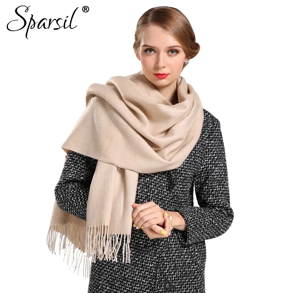 Sparsil Women Autumn Cashmere Blend Tassels Long Scarves fashion Female Winter Soft Skin-Friendly All-Match Scarf
Sparsil Women Autumn Cashmere Blend Tassels Long Scarves fashion Female Winter Soft Skin-Friendly All-Match Scarf