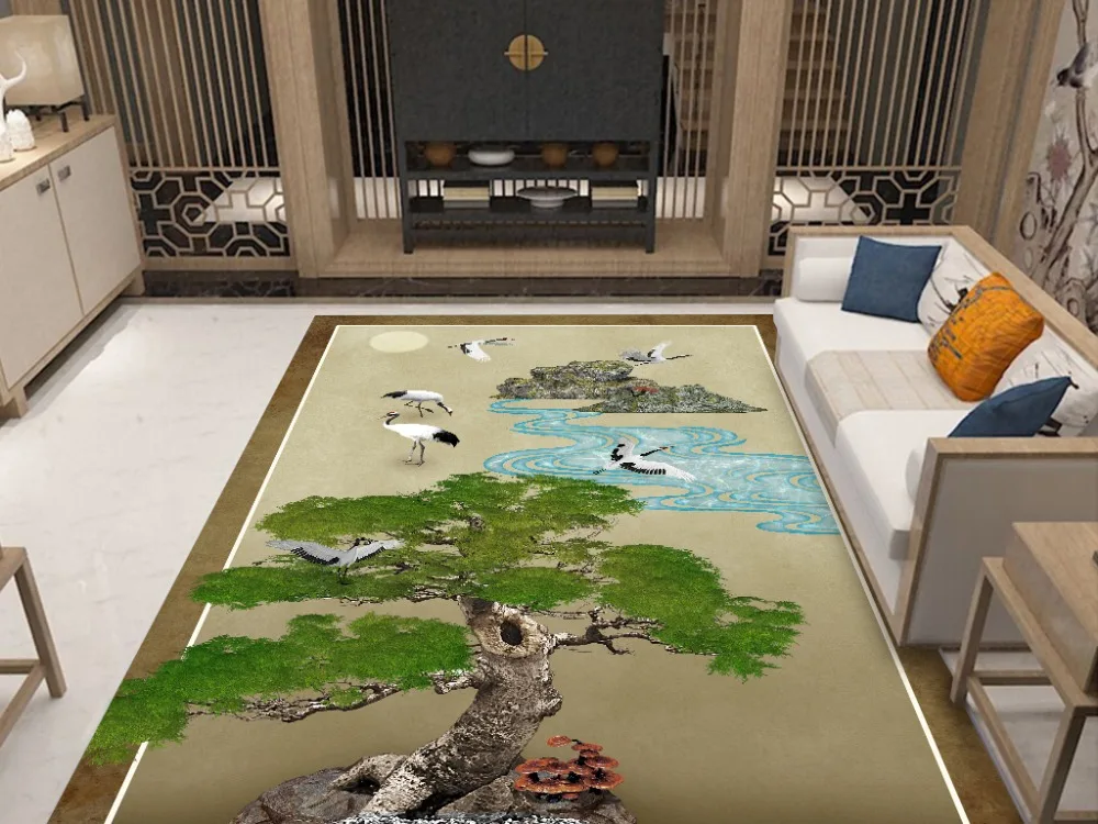 

140cm*190cm/190cm*240cm Australian Plush Jacquard Carpets for Living Room Sofa Carpet Children Cute Rug Bedside Tatami Mat