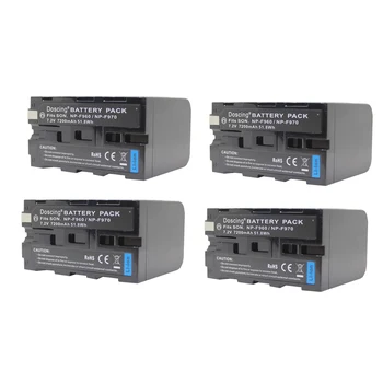 Doscing 4Pcs 7200mAh NP-F960 NP-F970 NP F930 Rechargeable Camera Battery for SONY F950 F330 F550 F570 F750 F770 MVC-FD51
Doscing 4Pcs 7200mAh NP-F960 NP-F970 NP F930 Rechargeable Camera Battery for SONY F950 F330 F550 F570 F750 F770 MVC-FD51